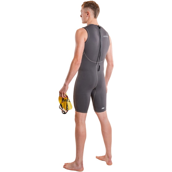 2026 ZONE3 Heren Yulex Kneeskin NA26MYKS104 - Black / Grey